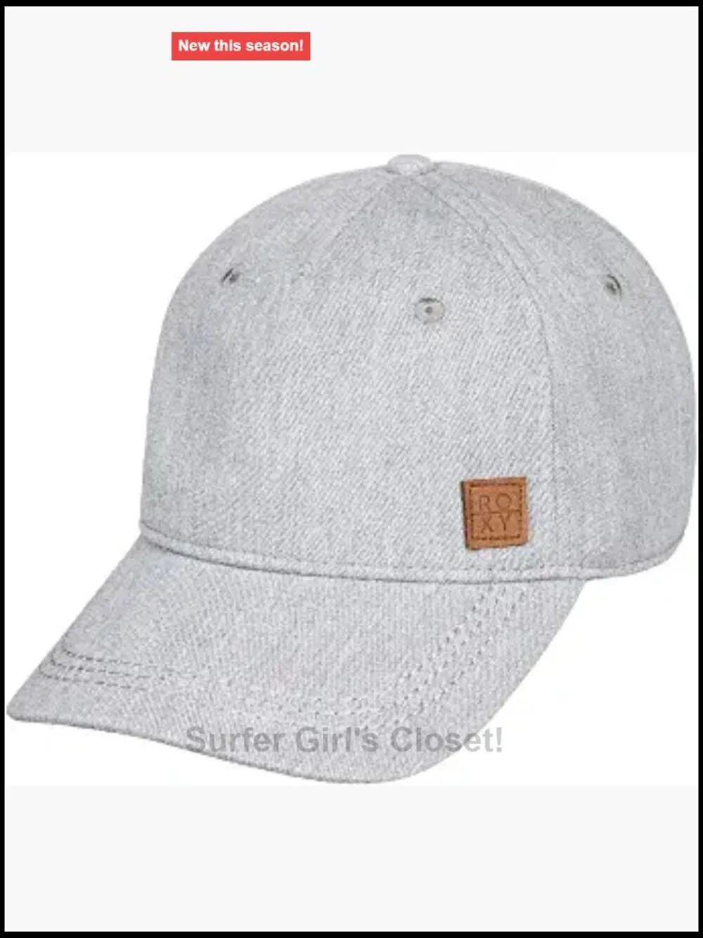 Cotton Baseball Cap with Curved Visor and Snapback Closure